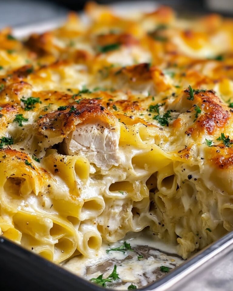 Cheese Chicken Alfredo Bake Recipe