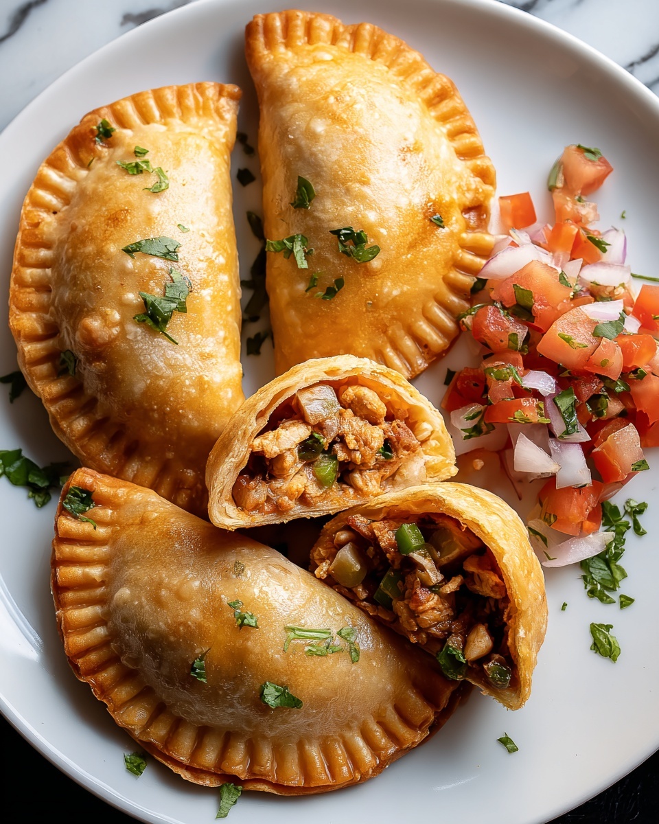 Savory Chicken Empanadas Recipe - Recipe Image