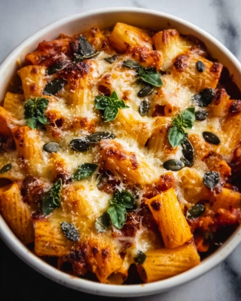 Pumpkin Tomato Pasta Bake with Walnuts and Sage Recipe