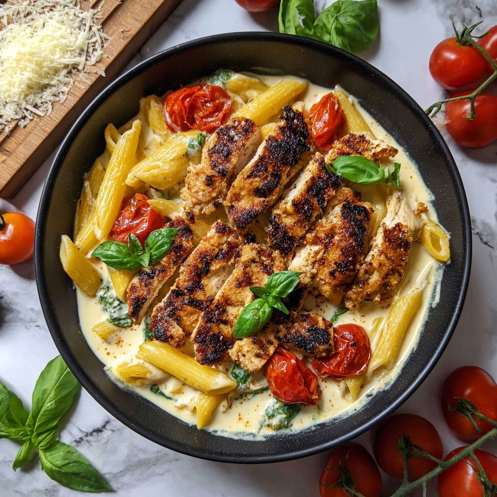 Creamy Ricotta Chicken Pasta Recipe - Recipe Image