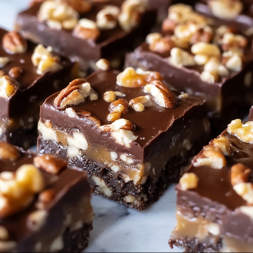 Decadent Turtle Bars: Easy Recipe for Sweet Indulgence Recipe - Recipe Image