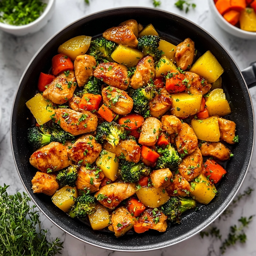 Easy One-Pan Chicken and Veggies Recipe - Recipe Image