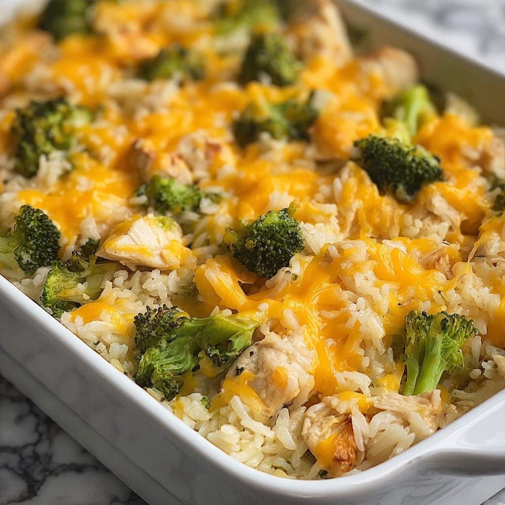 Broccoli, Rice, Cheese, and Chicken Casserole Recipe - Recipe Image