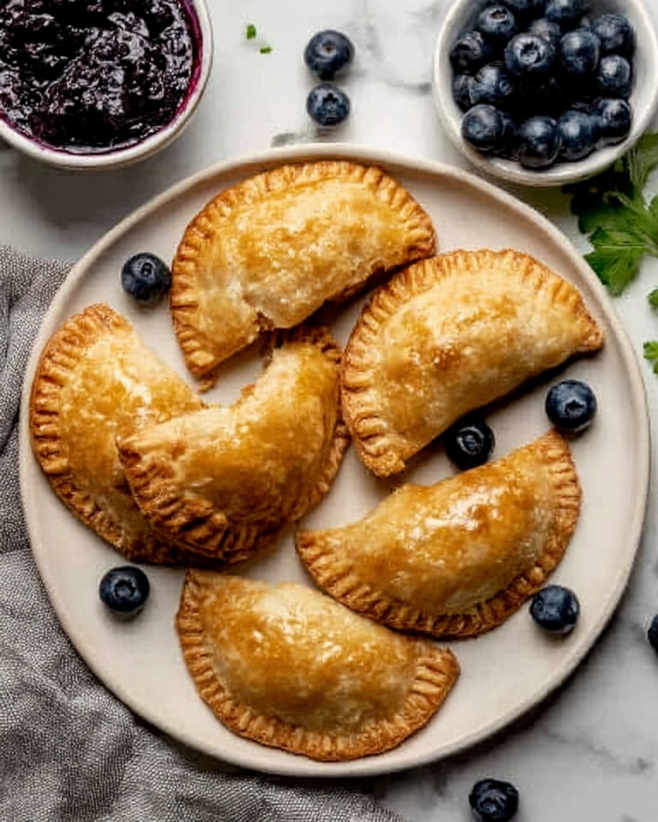 Irresistible Air Fryer Blueberry Hand Pies Recipe - Recipe Image