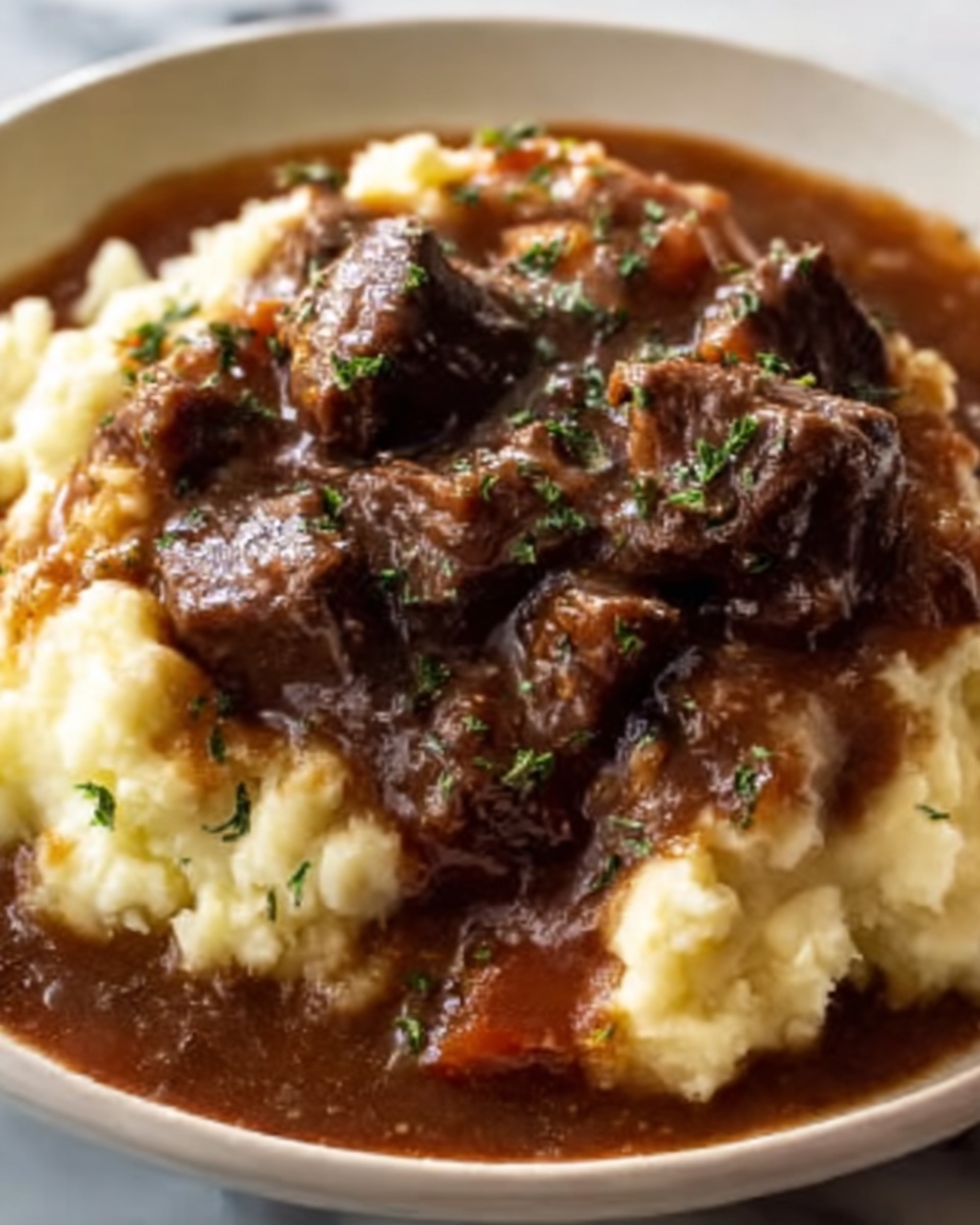 Instant Pot Pot Roast with Mashed Potatoes & Gravy Recipe - Recipe Image