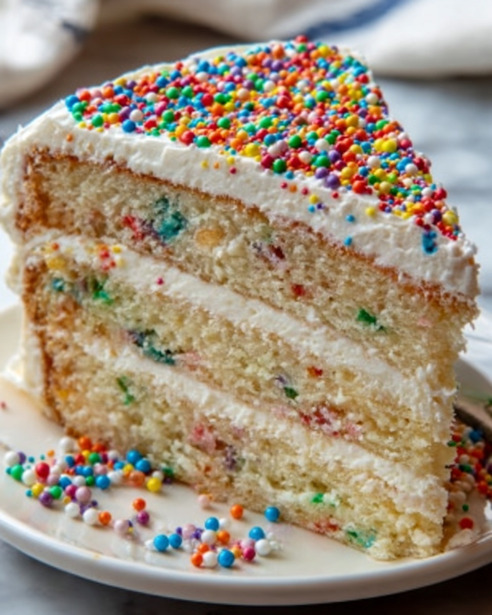 Funfetti Layer Cake Recipe - Recipe Image