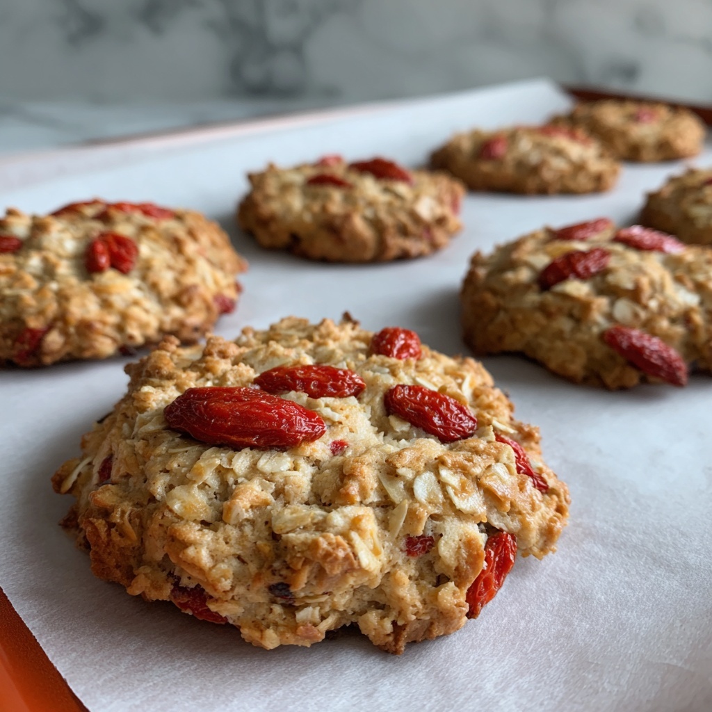 Breakfast Cookies with Banana and Pomegranate Recipe - Recipe Image