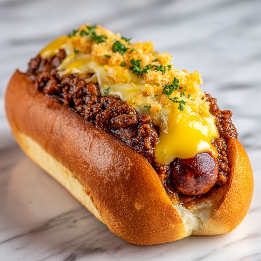 Chili Cheese Dogs Recipe - Recipe Image