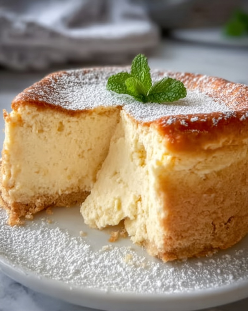 Light & Fluffy Yogurt Cloud Cake Recipe - Recipe Image
