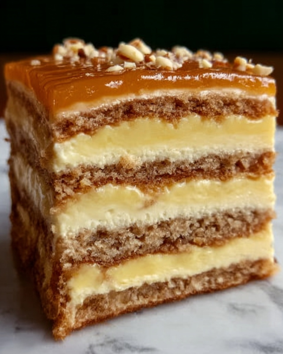 German Bee Sting Cake (Bienenstich) Recipe - Recipe Image