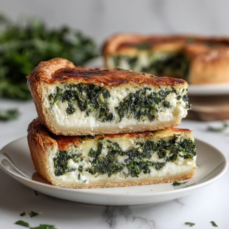 Mediterranean Spinach Feta Cheesecake Quiche Recipe