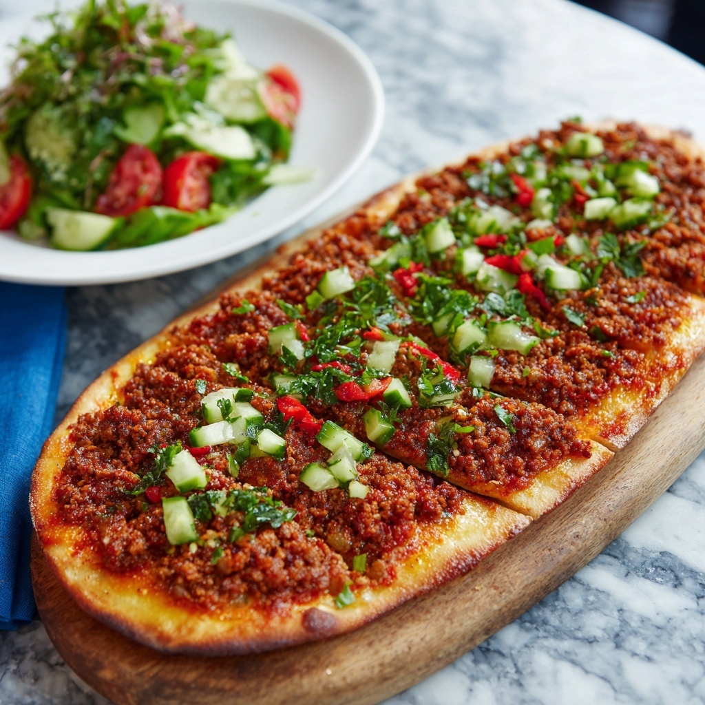 Armenian Meat Flatbread Recipe - Recipe Image