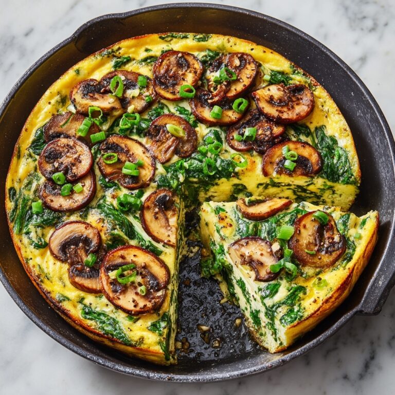 Mushroom and Spinach Frittata Recipe