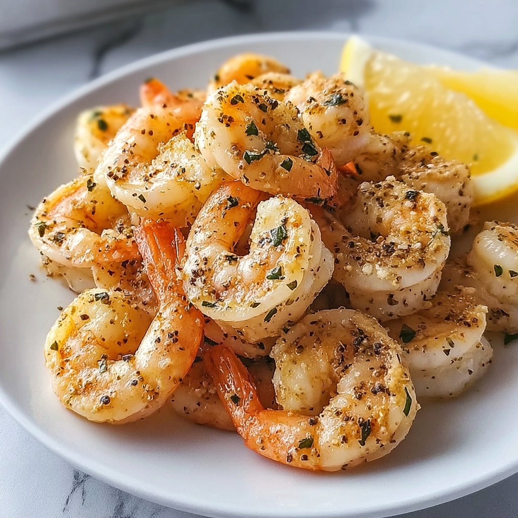 Air Fryer Garlic Parmesan Shrimp Recipe - Recipe Image