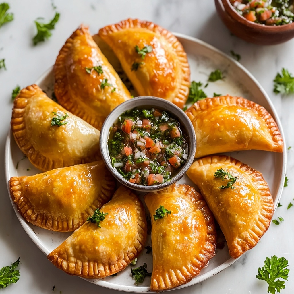 Bolivian Juicy Baked Empanadas Recipe - Recipe Image