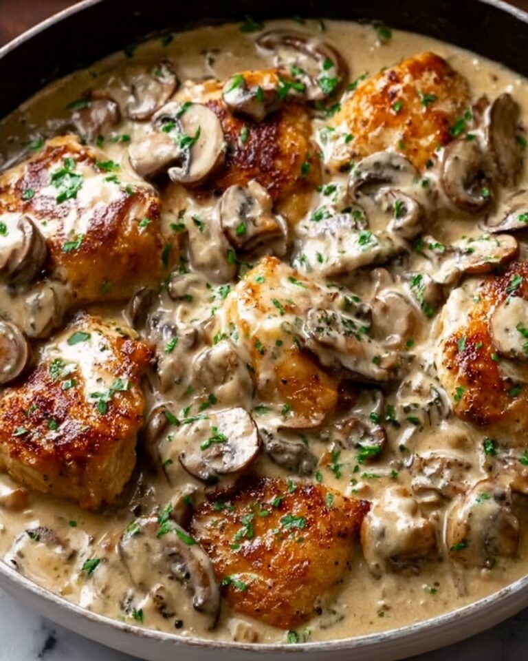 Epic Creamy Chicken & Mushroom Stroganoff Recipe