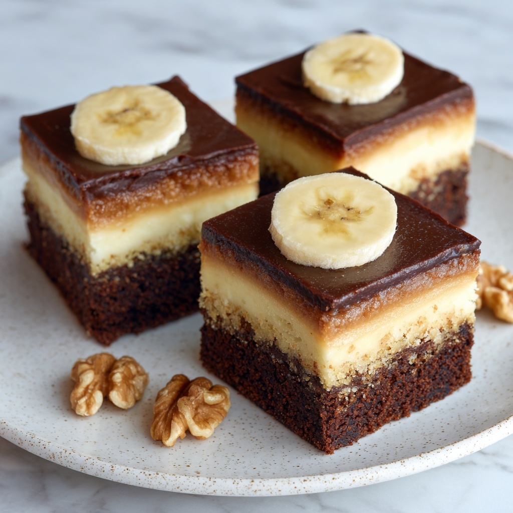 Banana Bread Brownies Recipe - Recipe Image