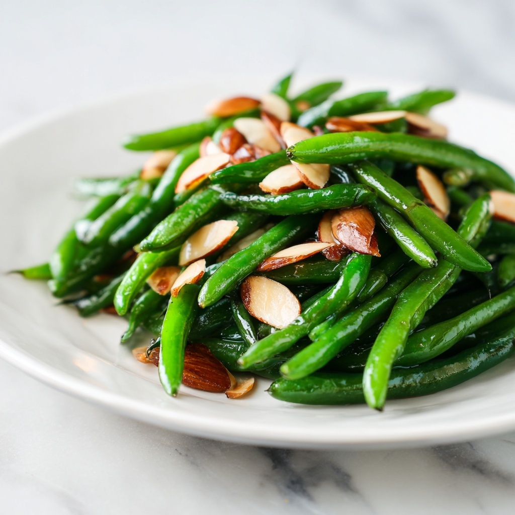Elegant Garlicky Lemon Green Beans Recipe - Recipe Image