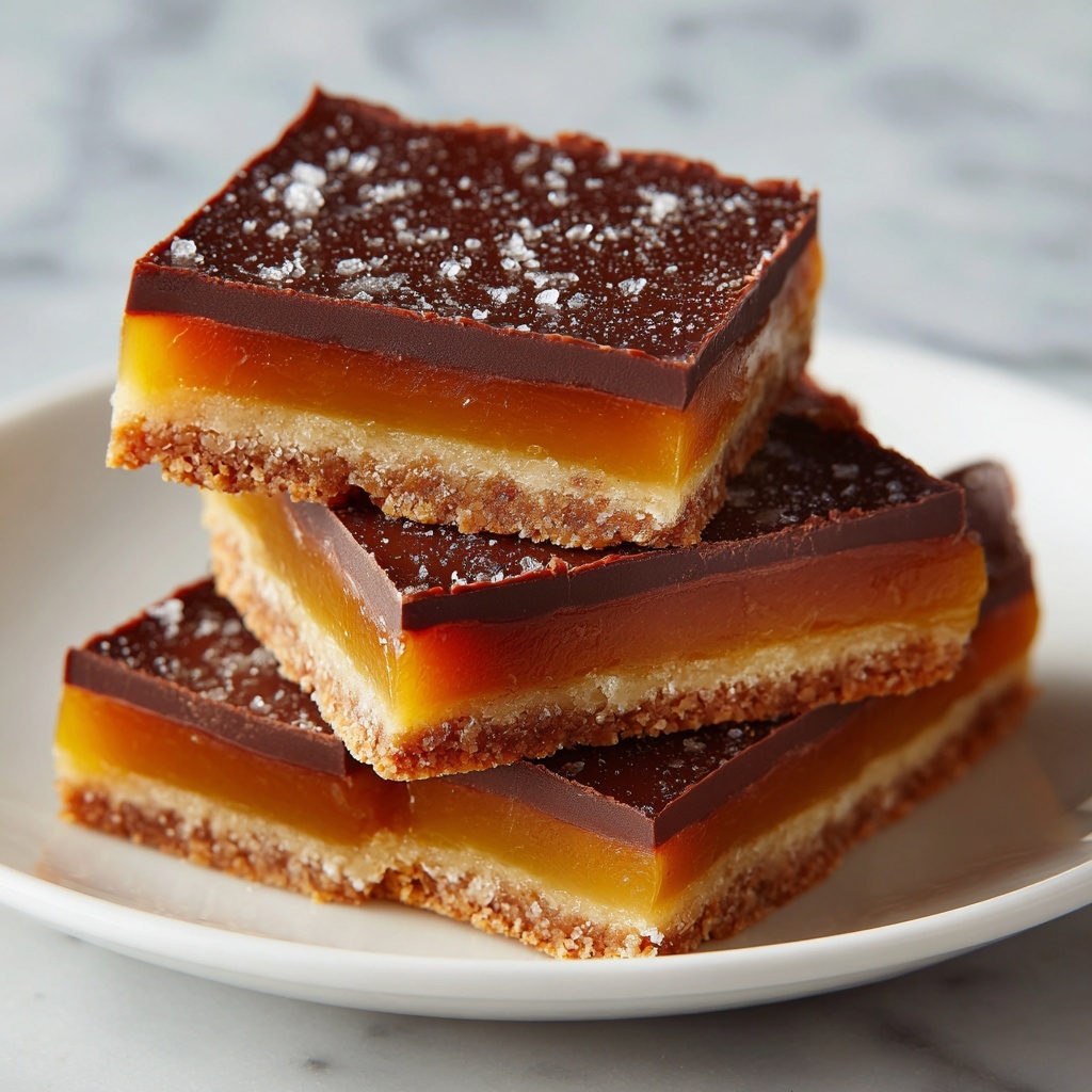 Healthy Twix Bars Recipe - Recipe Image