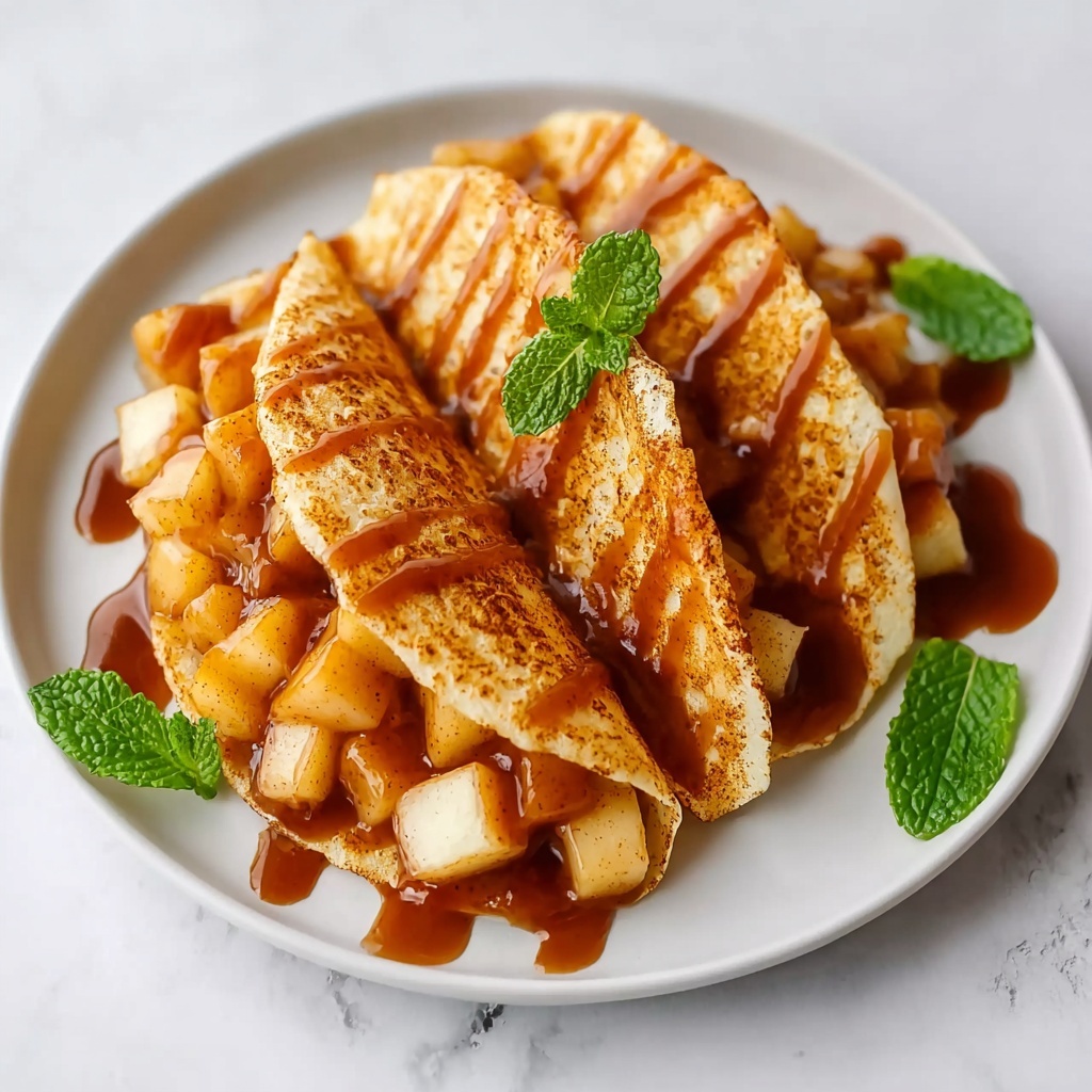 Apple Pie Cheesecake Tacos Recipe - Recipe Image