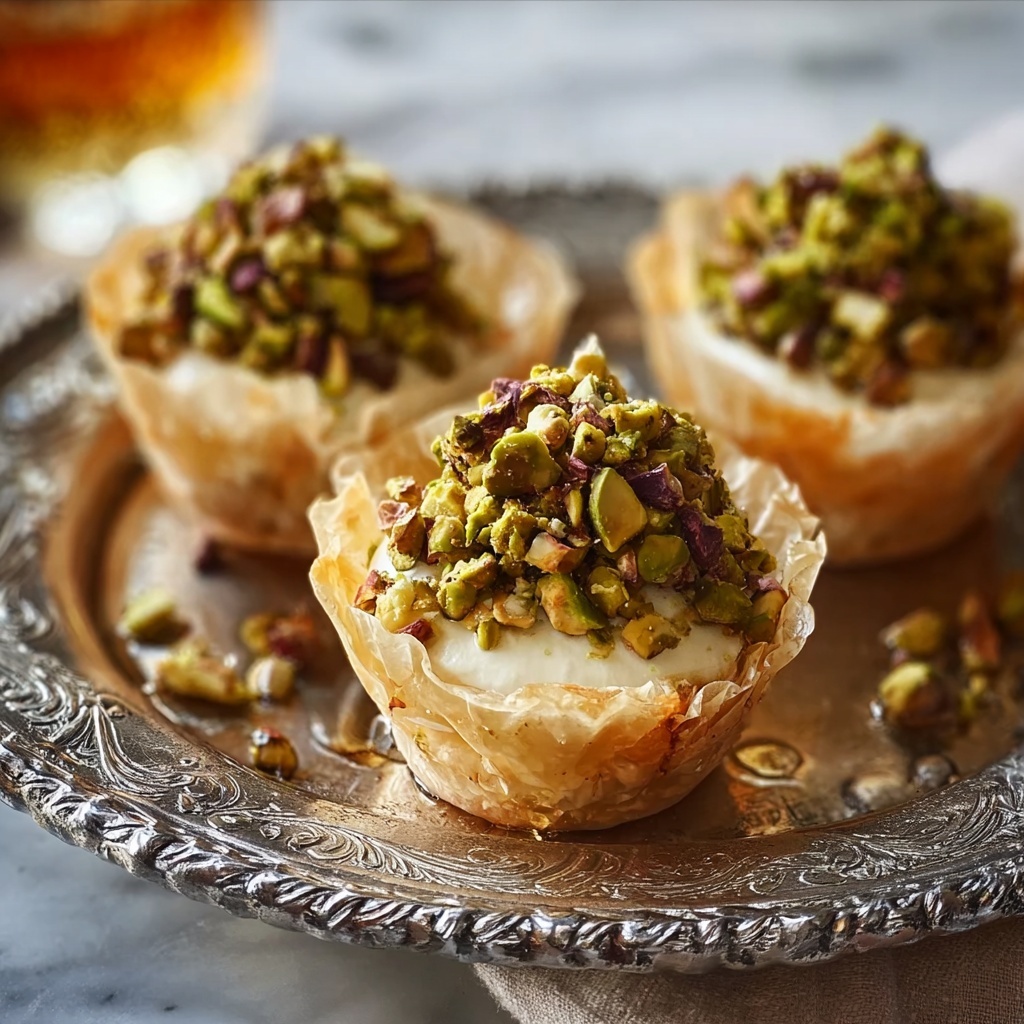 Mini Baklava Cheesecakes Recipe - Recipe Image