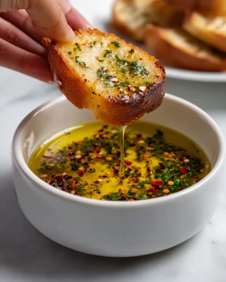Olive Oil Bread Dip with Herbs and Garlic Recipe