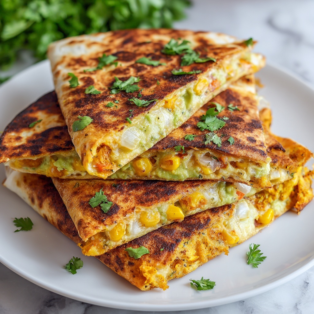 Charred Corn & Avocado Quesadilla Recipe - Recipe Image