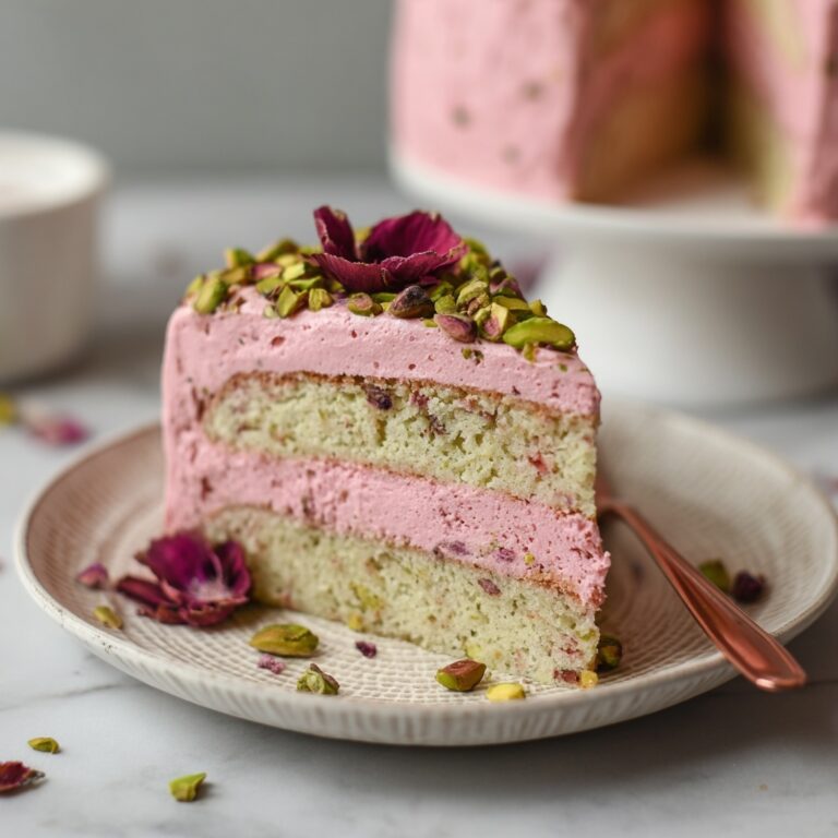 Irresistible Rose Milk Cake Recipe