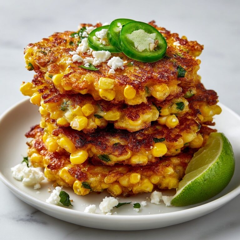 Mexican Corn Cakes with Jalapeño & Lime Recipe