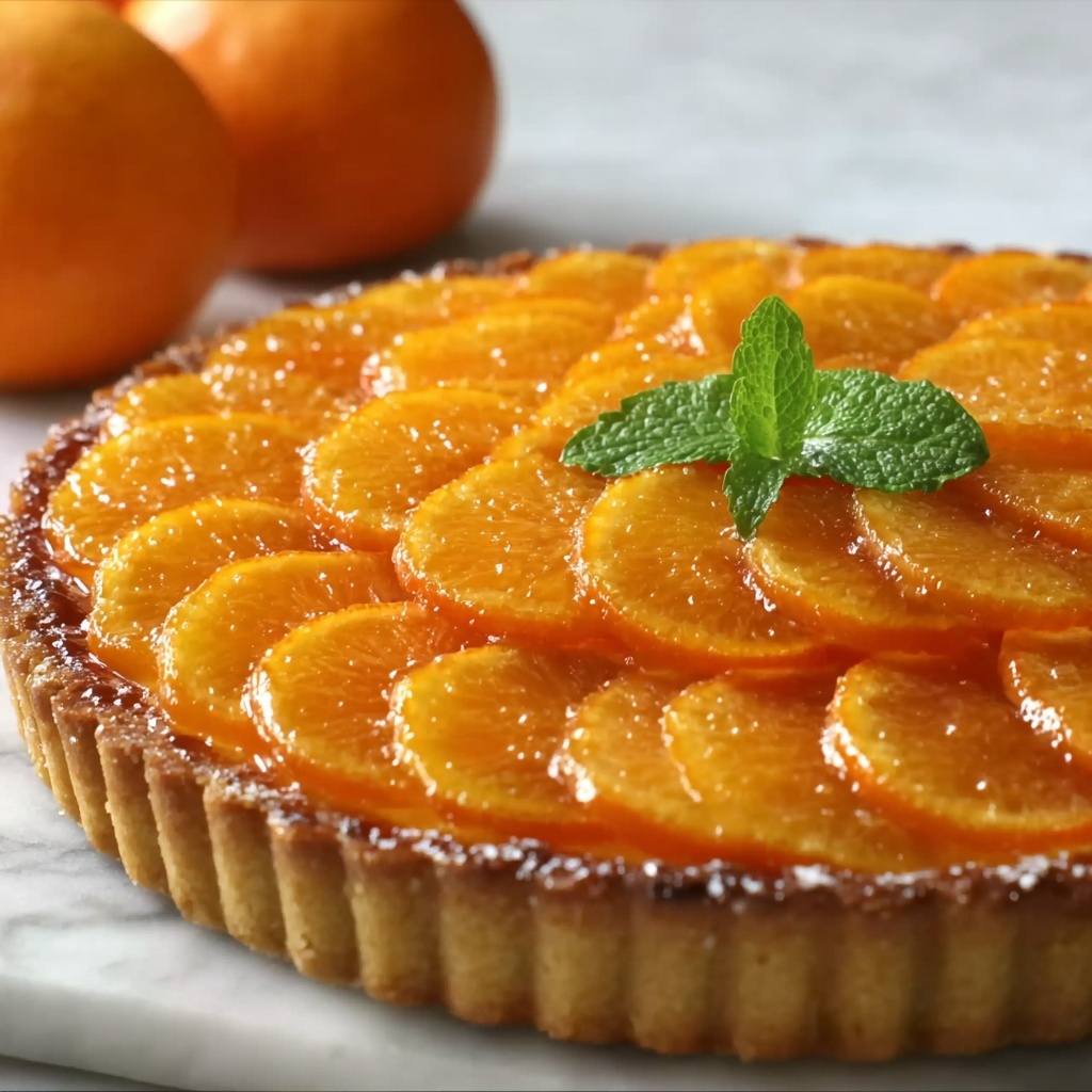 Irresistible Orange Tart Recipe - Recipe Image