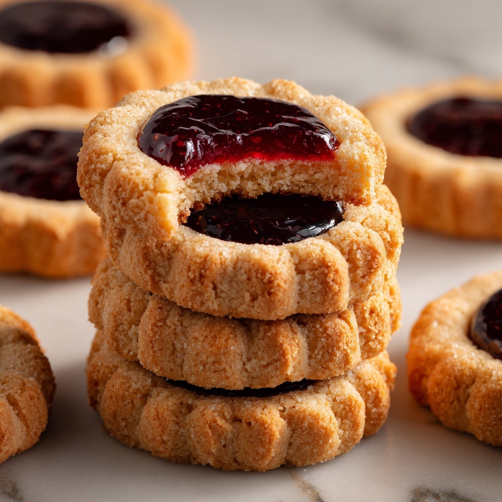 Peanut Butter and Jelly Cookies Recipe - Recipe Image