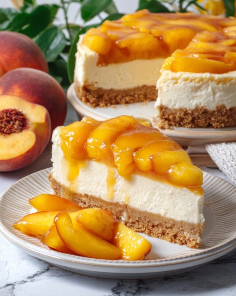 Peach Cobbler Cheesecake Recipe