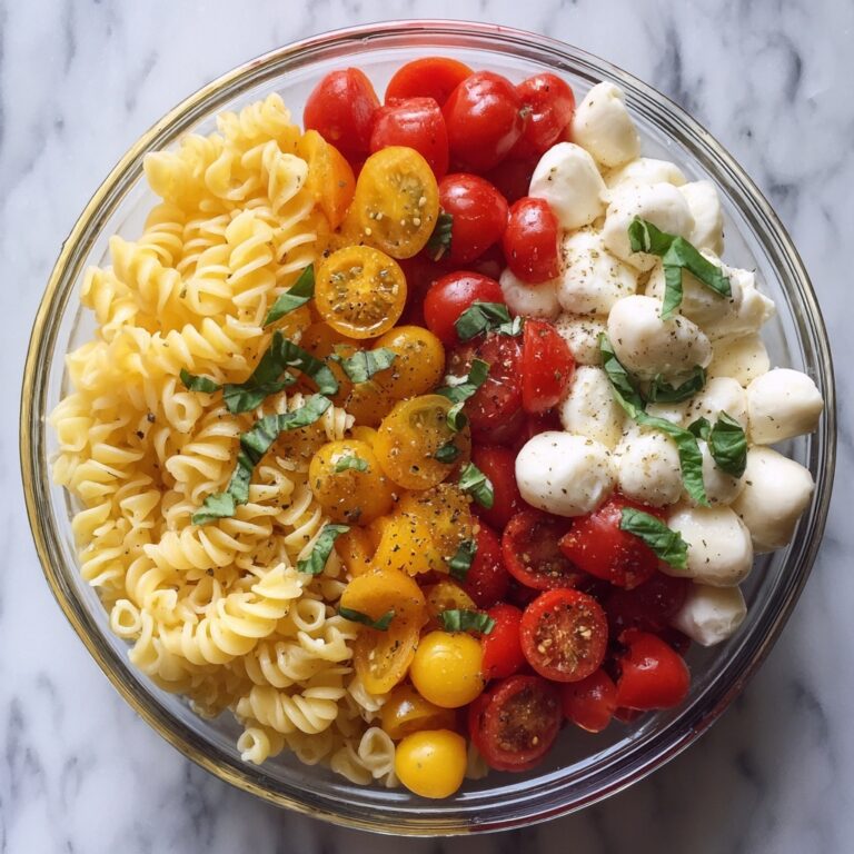 Creamy Caprese Pasta Salad Recipe