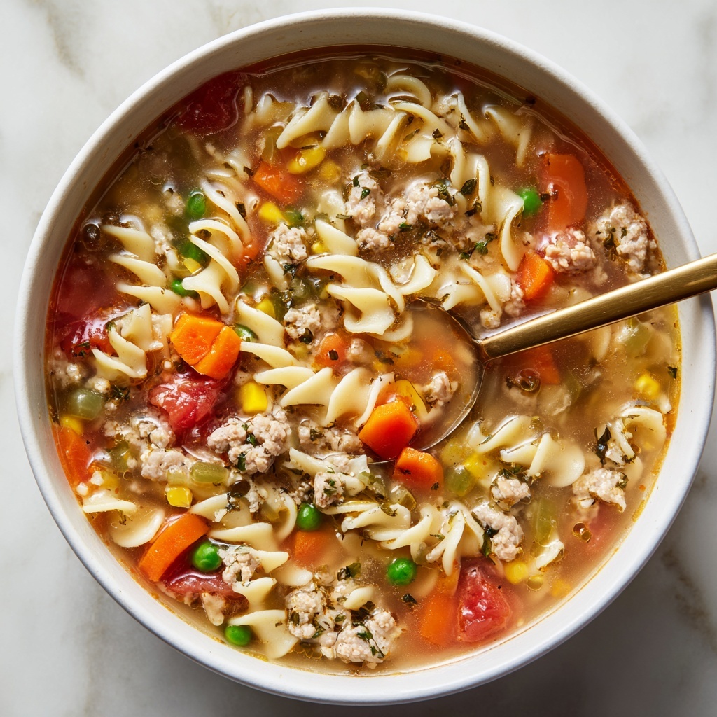 Vegetable Beef Noodle Soup Recipe - Recipe Image