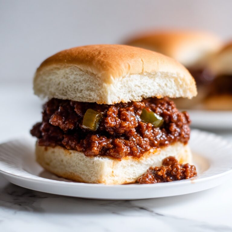 Easy Homemade Sloppy Joe Recipe