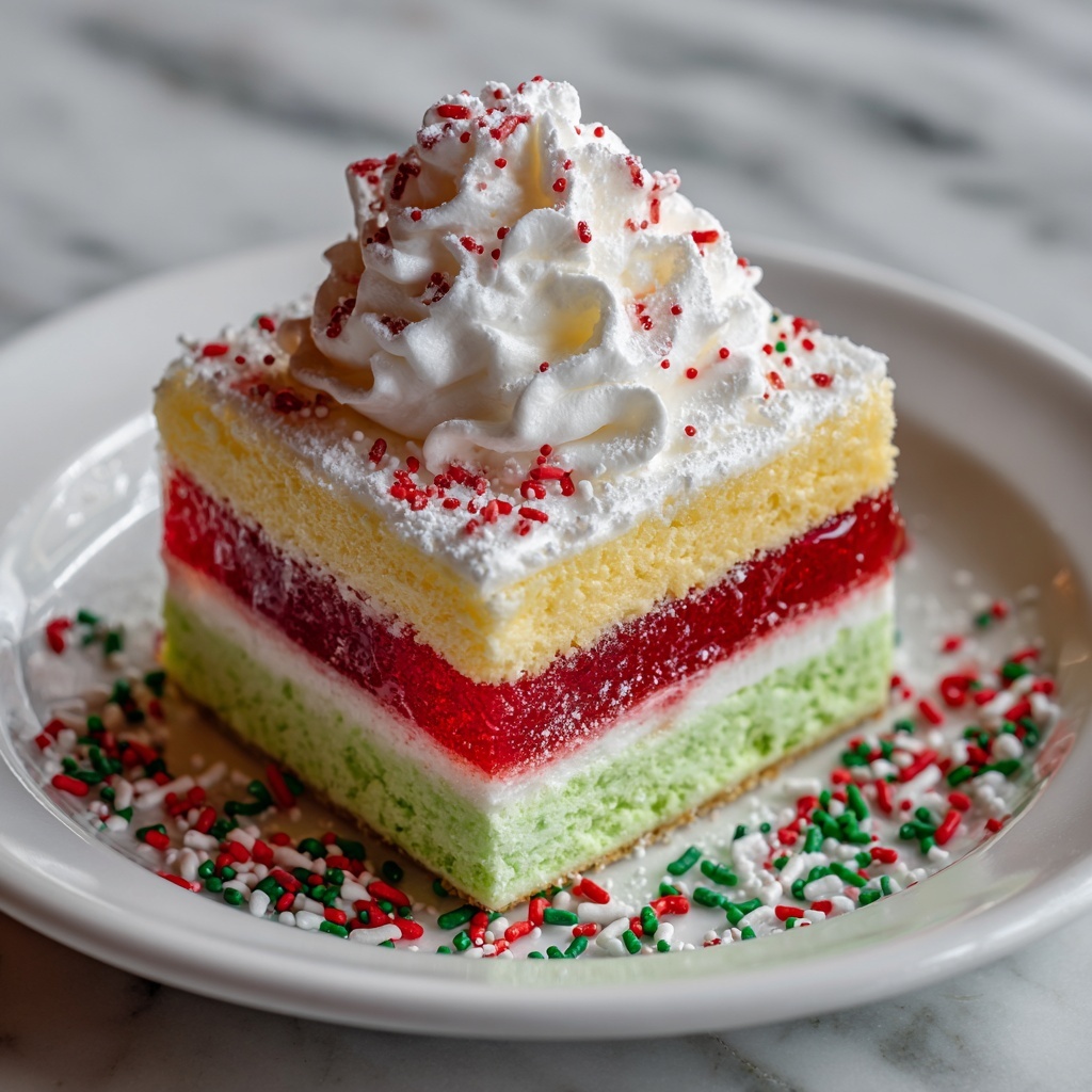 Holiday-Inspired Poke Cake Recipe - Recipe Image