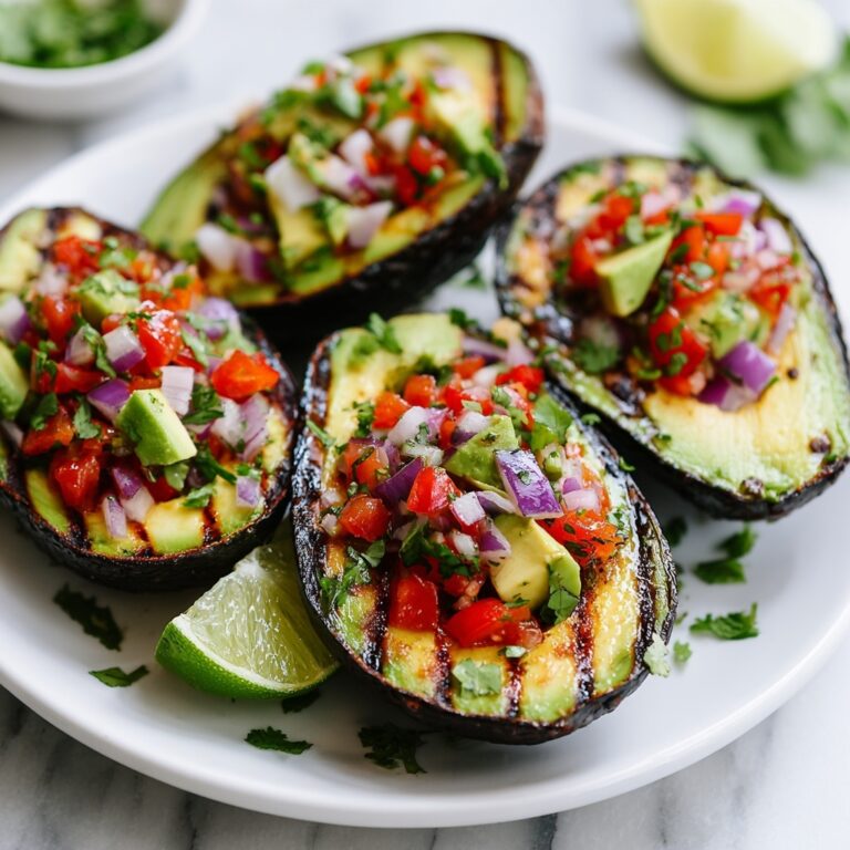Grilled Avocado with Veggie Salsa Recipe