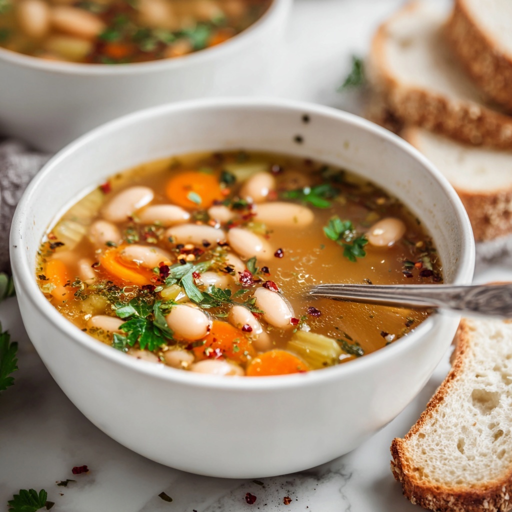 Fire-Roasted White Bean Soup Recipe - Recipe Image