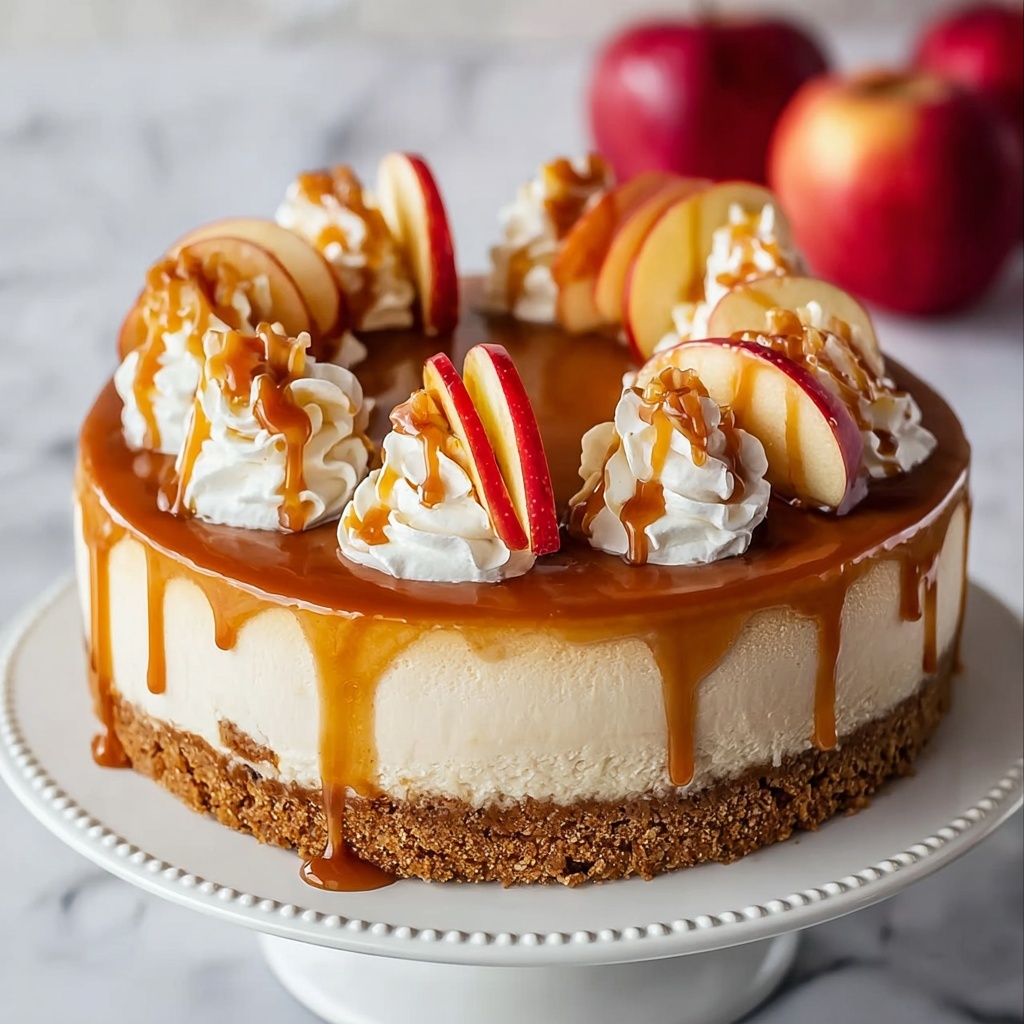 Caramel Apple Cheesecake Recipe - Recipe Image