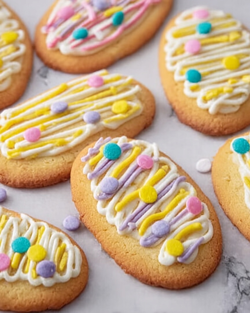 Pastel Candy-Centered Butter Cookies Recipe - Recipe Image