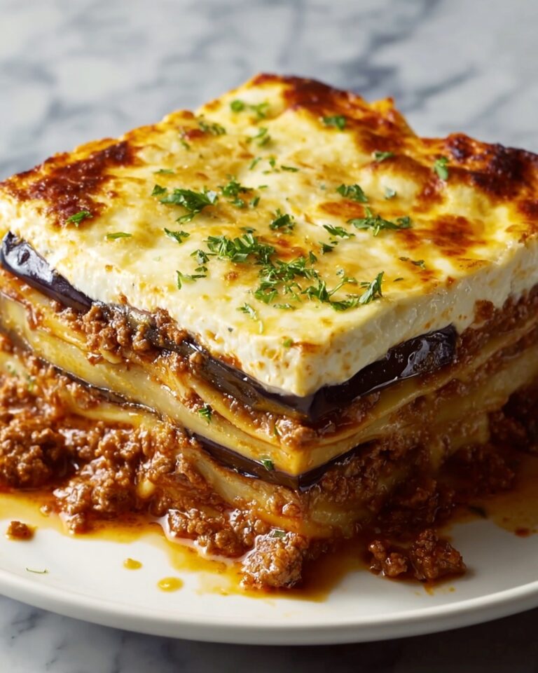 Classic Greek Eggplant Moussaka Recipe
