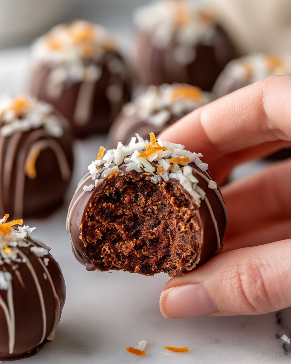 Easy Chocolate Orange Truffles Recipe - Recipe Image