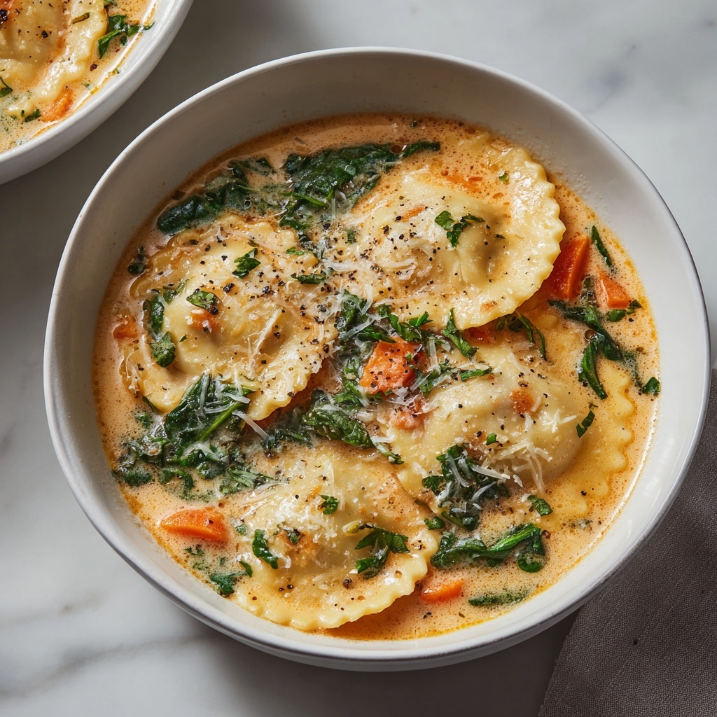 Creamy Ravioli Soup Recipe - Recipe Image