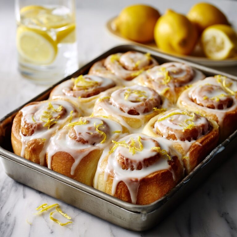 Lemon Drizzle Rolls Recipe