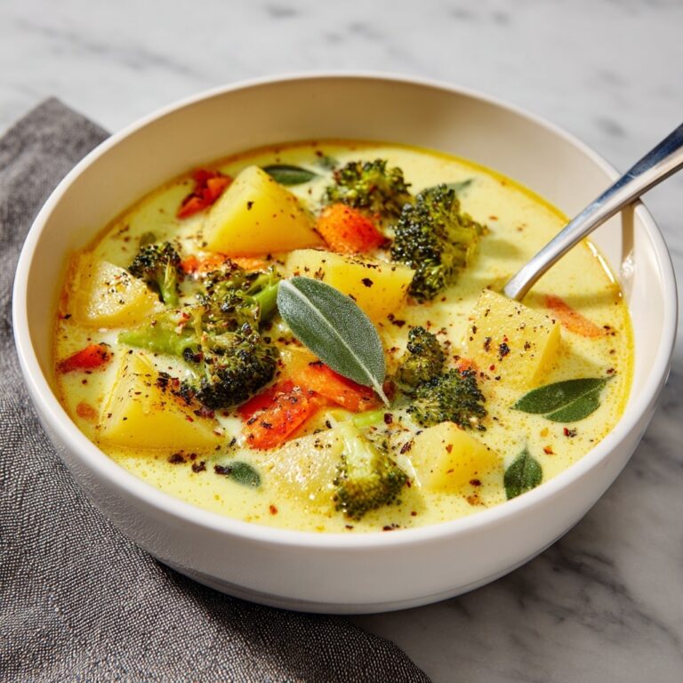 The Best Broccoli Potato Cheese Soup Recipe