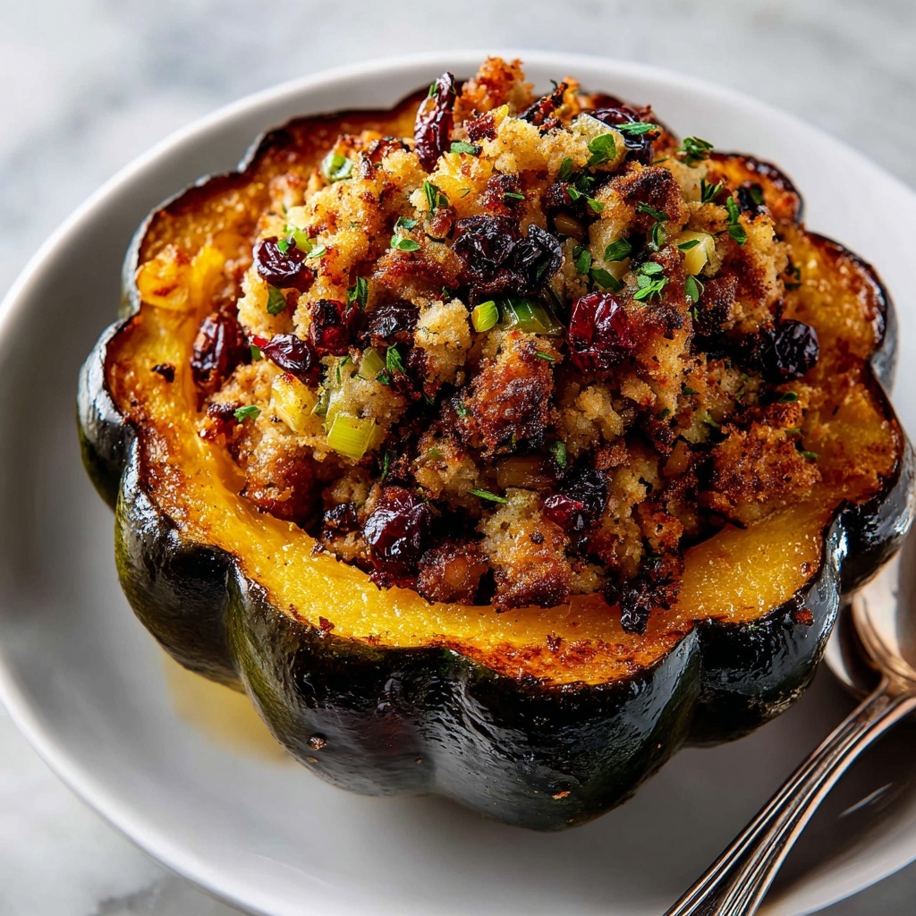 Stuffed Acorn Squash with Quinoa, Black Beans, and Corn Recipe - Recipe Image