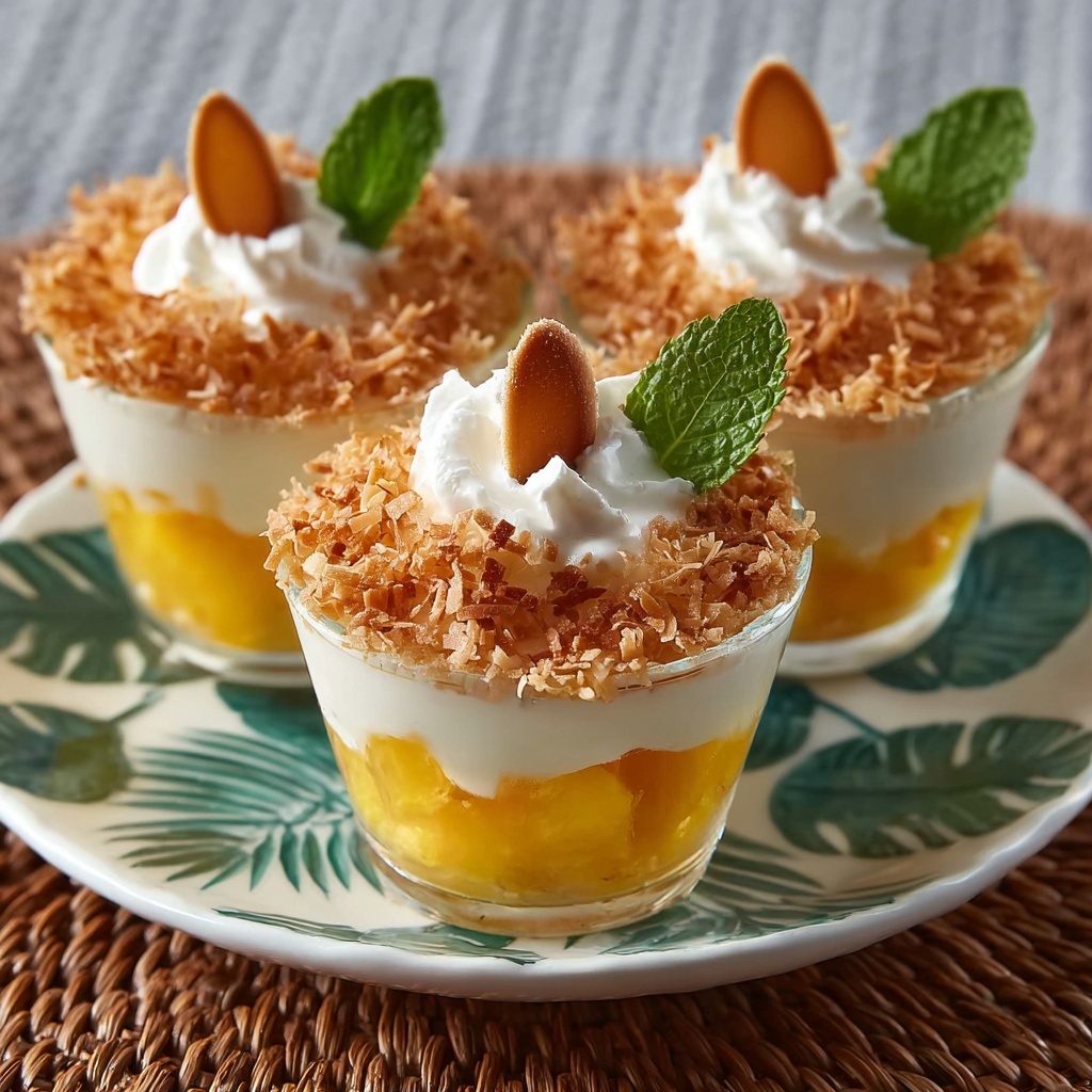 Mango Coconut Whip Cups Recipe - Recipe Image