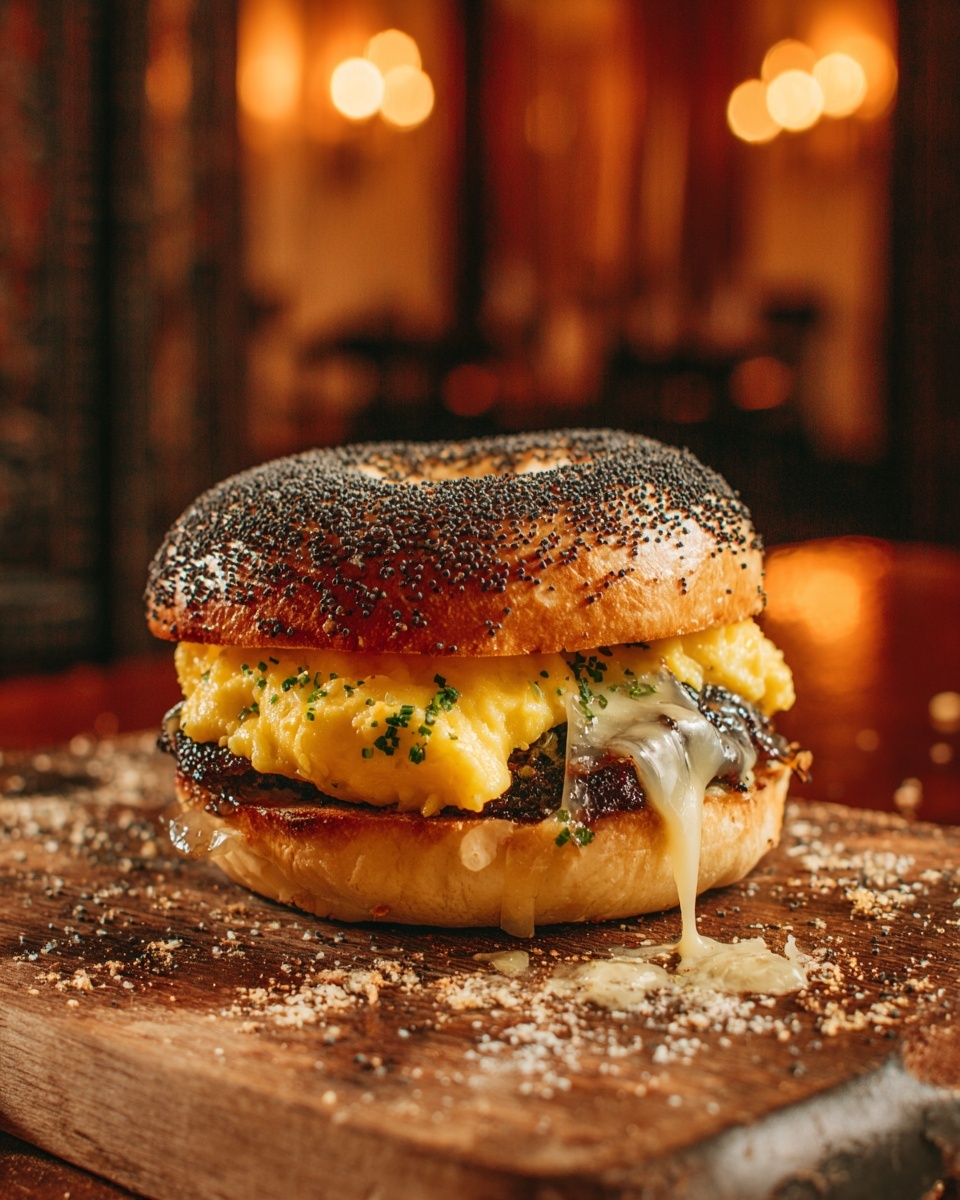Steak Egg Cheese Bagel: The Ultimate Breakfast Sandwich Recipe - Recipe Image