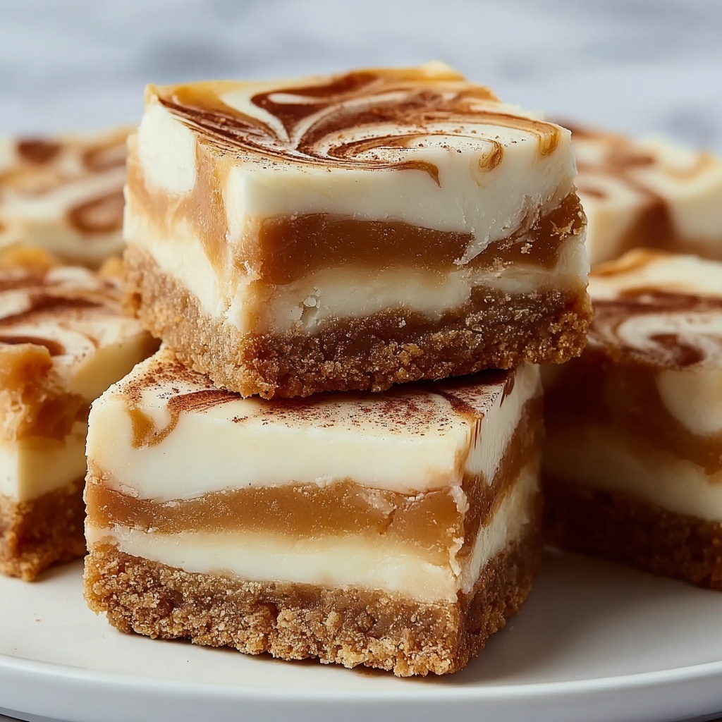 Blender Cinnamon Roll Cheesecake Bars Recipe - Recipe Image