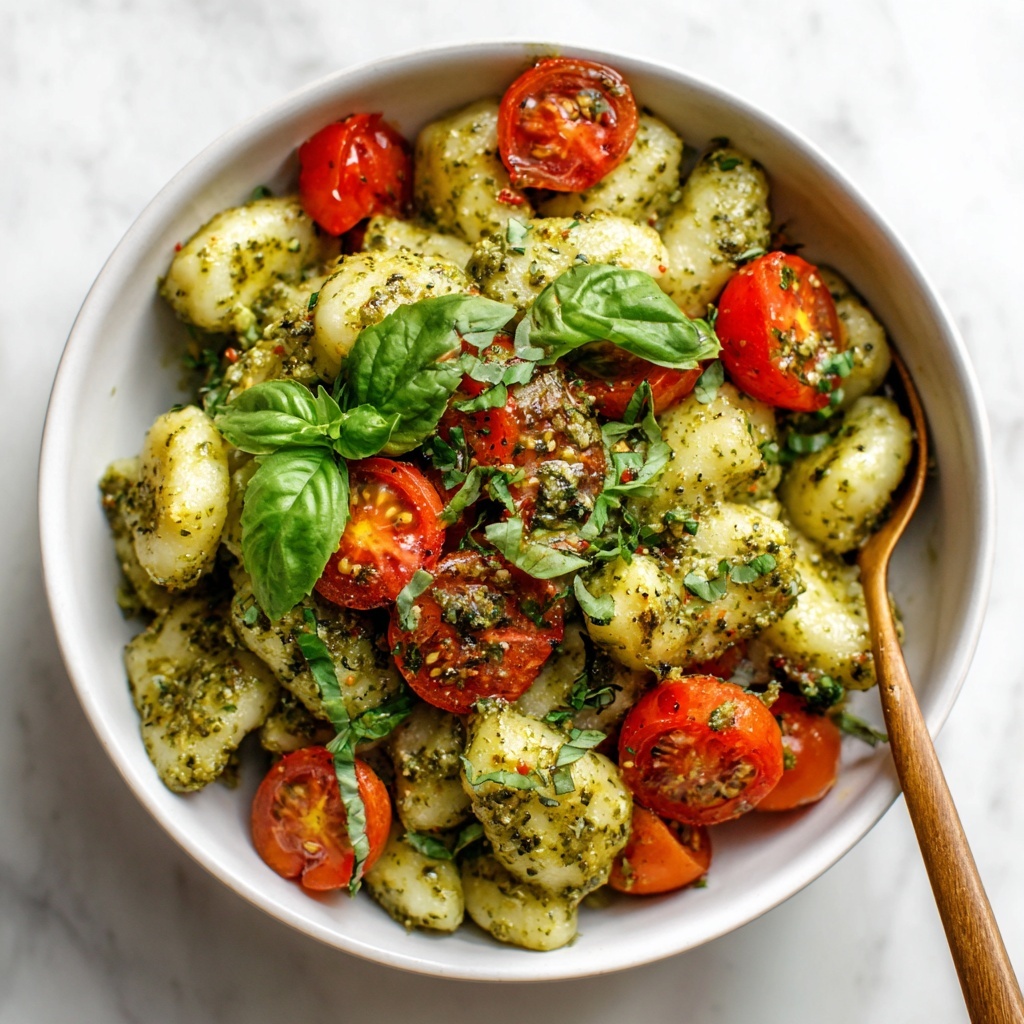 Best Creamy Pesto Gnocchi Recipe - Recipe Image